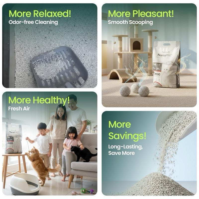 NanaPro - Diamond Cat Litter-V1