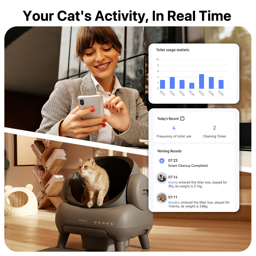 Neakasa M1 Plus Open-top Self-Cleaning Cat Litterbox